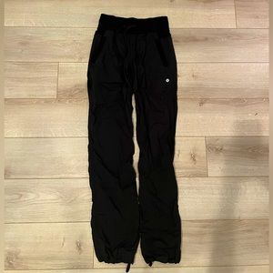 Black lululemon dance studio pants